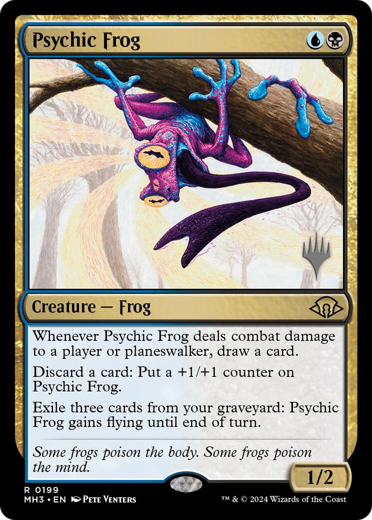 Psychic Frog [Edge of Eternities Promo Pack] | Exor Games Dartmouth