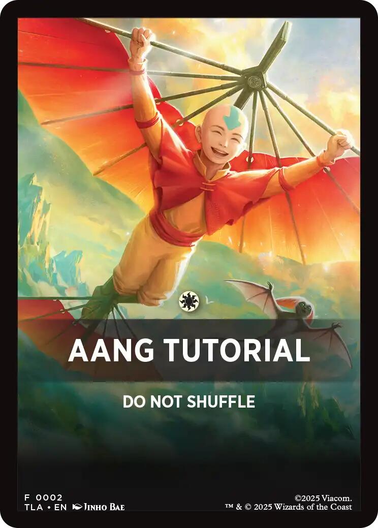 Aang Tutorial Theme Card [Avatar: The Last Airbender Tokens] | Exor Games Dartmouth