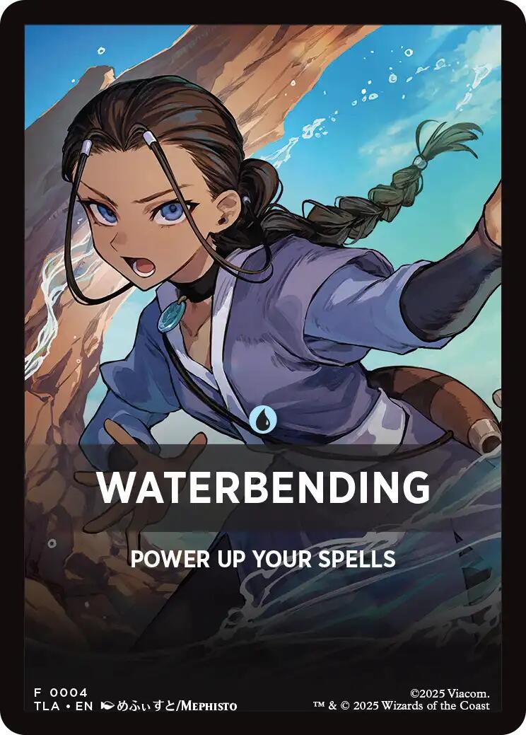 Waterbending Theme Card [Avatar: The Last Airbender Tokens] | Exor Games Dartmouth