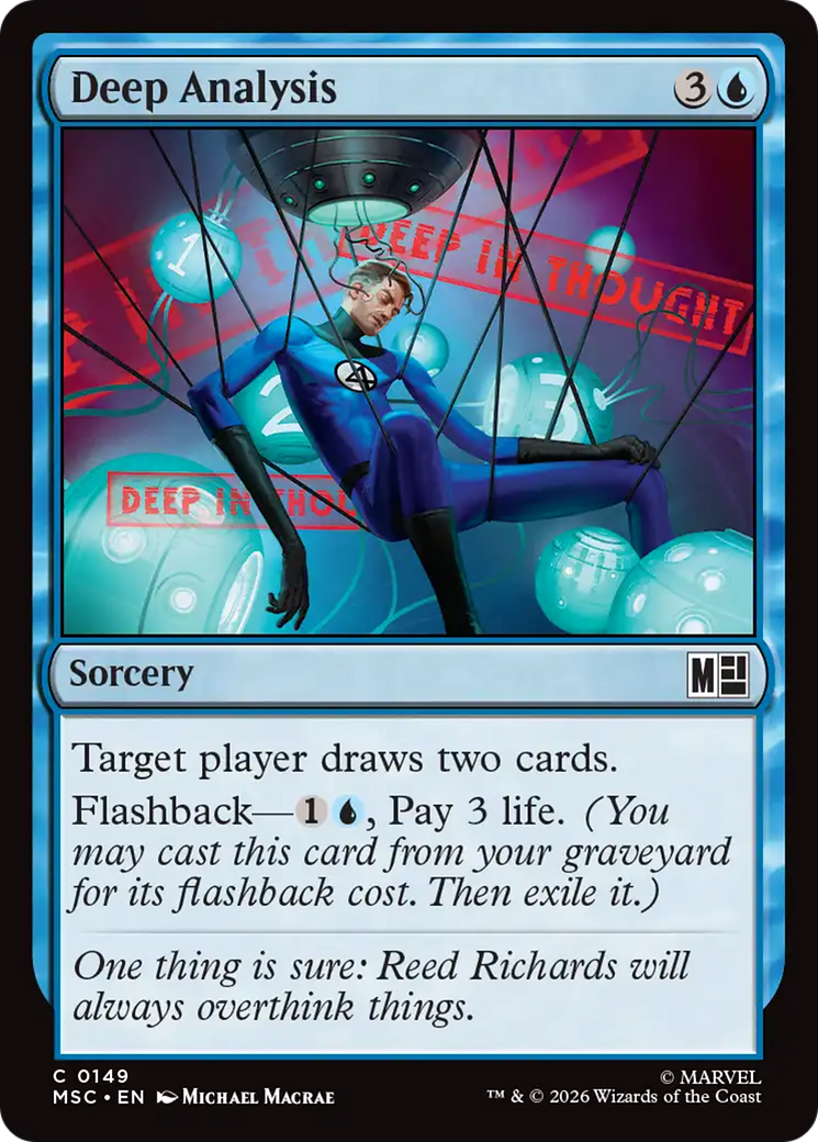 Deep Analysis (Surge Foil) [Marvel Super Heroes Commander] | Exor Games Dartmouth