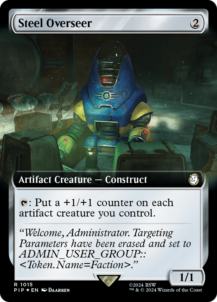 Steel Overseer (Extended Art) (Surge Foil) [Fallout] | Exor Games Dartmouth