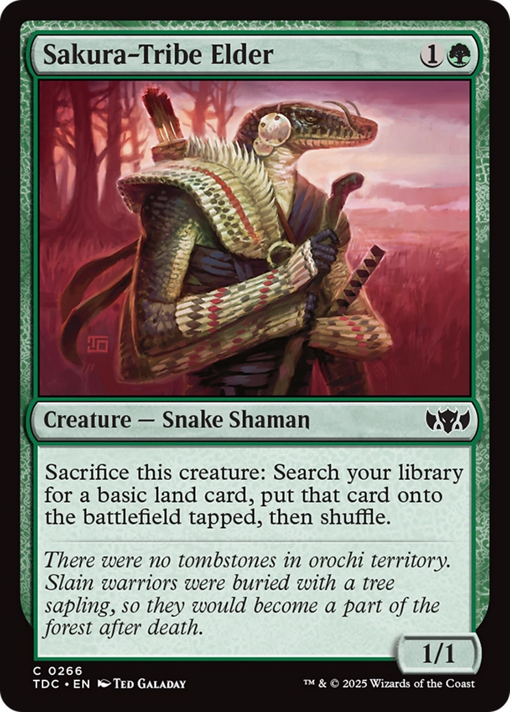 Sakura-Tribe Elder [Tarkir: Dragonstorm Commander] | Exor Games Dartmouth