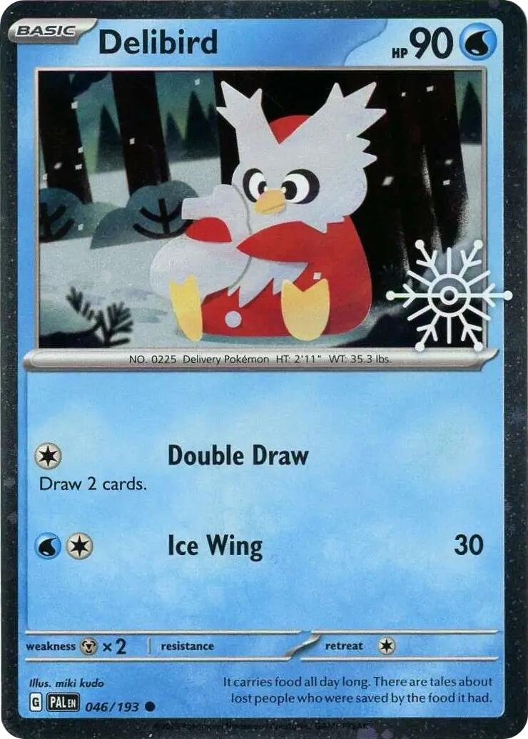 Delibird (046/193) (Holiday Calendar) [Miscellaneous Cards] | Exor Games Dartmouth