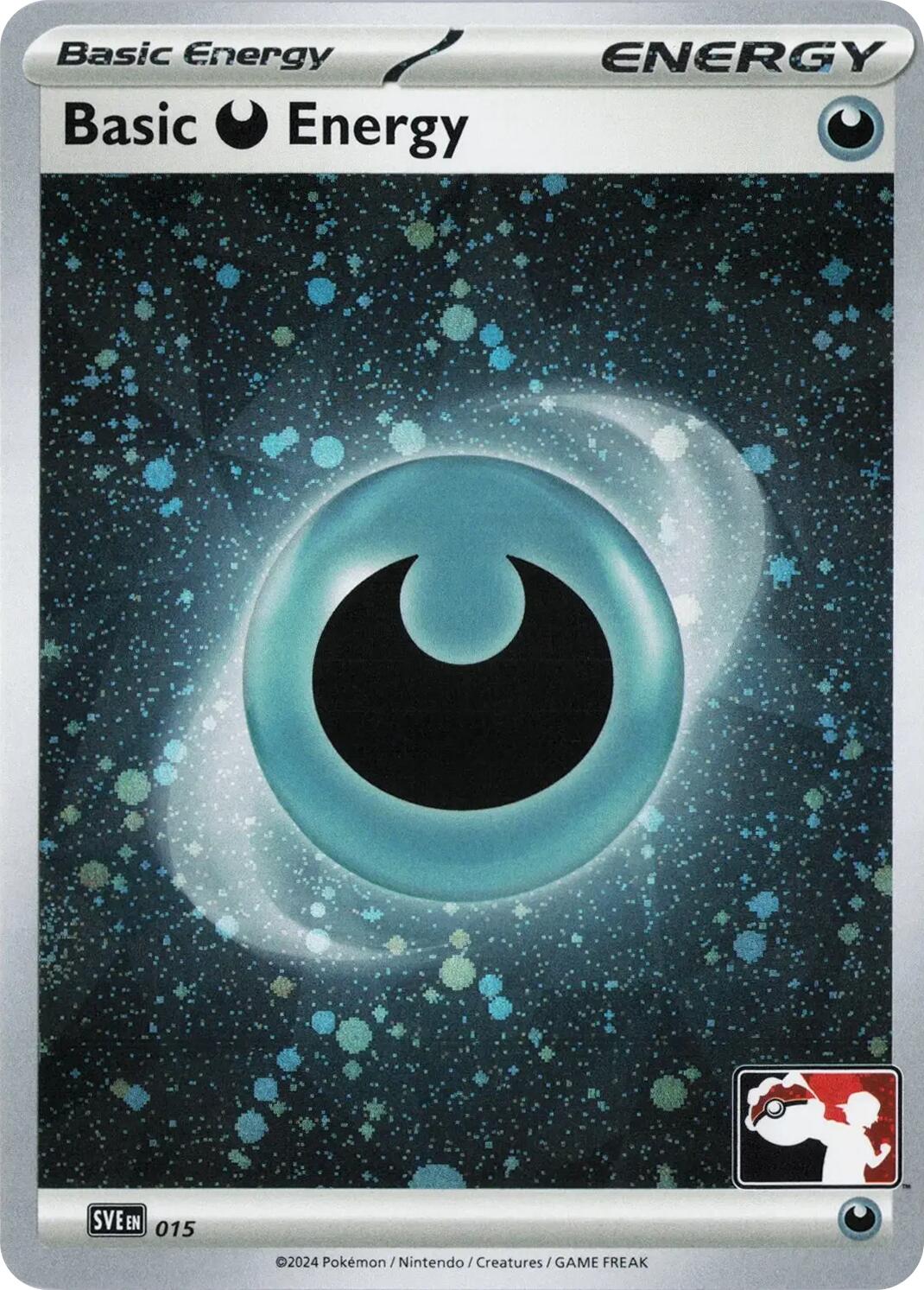 Basic Darkness Energy (015) (Cosmos Holo) [Prize Pack Series Seven] | Exor Games Dartmouth