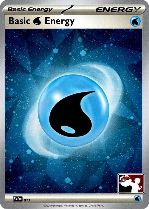 Basic Water Energy (011) (Cosmos Holo) [Prize Pack Series Seven] | Exor Games Dartmouth