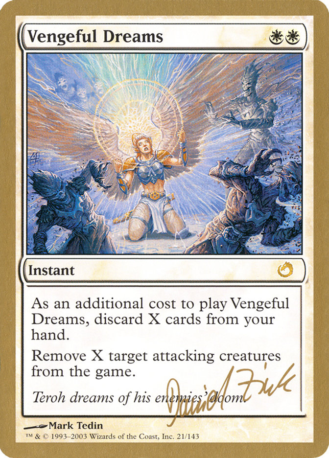 Vengeful Dreams (Daniel Zink) [World Championship Decks 2003] | Exor Games Dartmouth