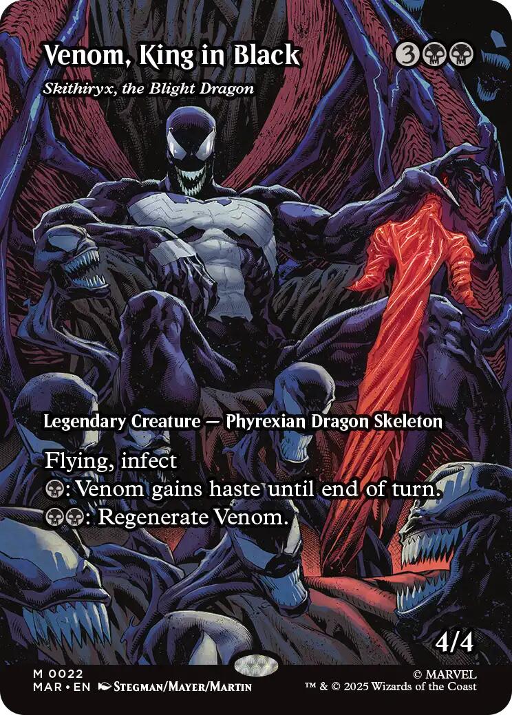 Venom, King in Black - Skithiryx, the Blight Dragon (Borderless) [Marvel's Spider-Man: Eternal-Legal] | Exor Games Dartmouth