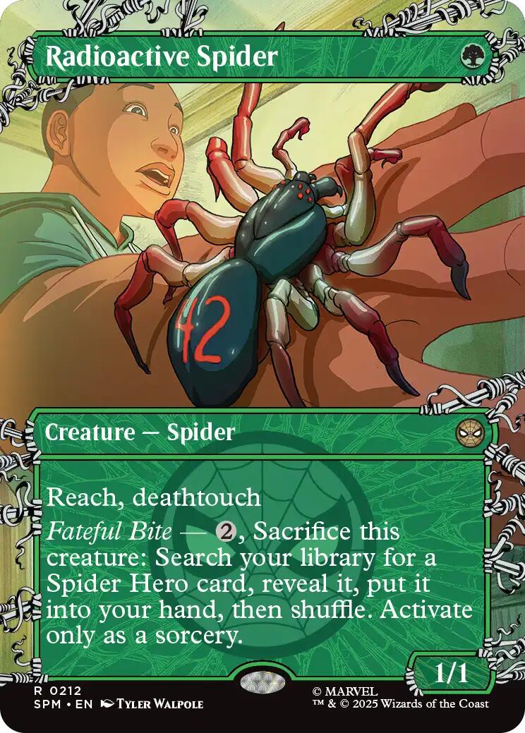 Radioactive Spider (Borderless) [Marvel's Spider-Man] | Exor Games Dartmouth