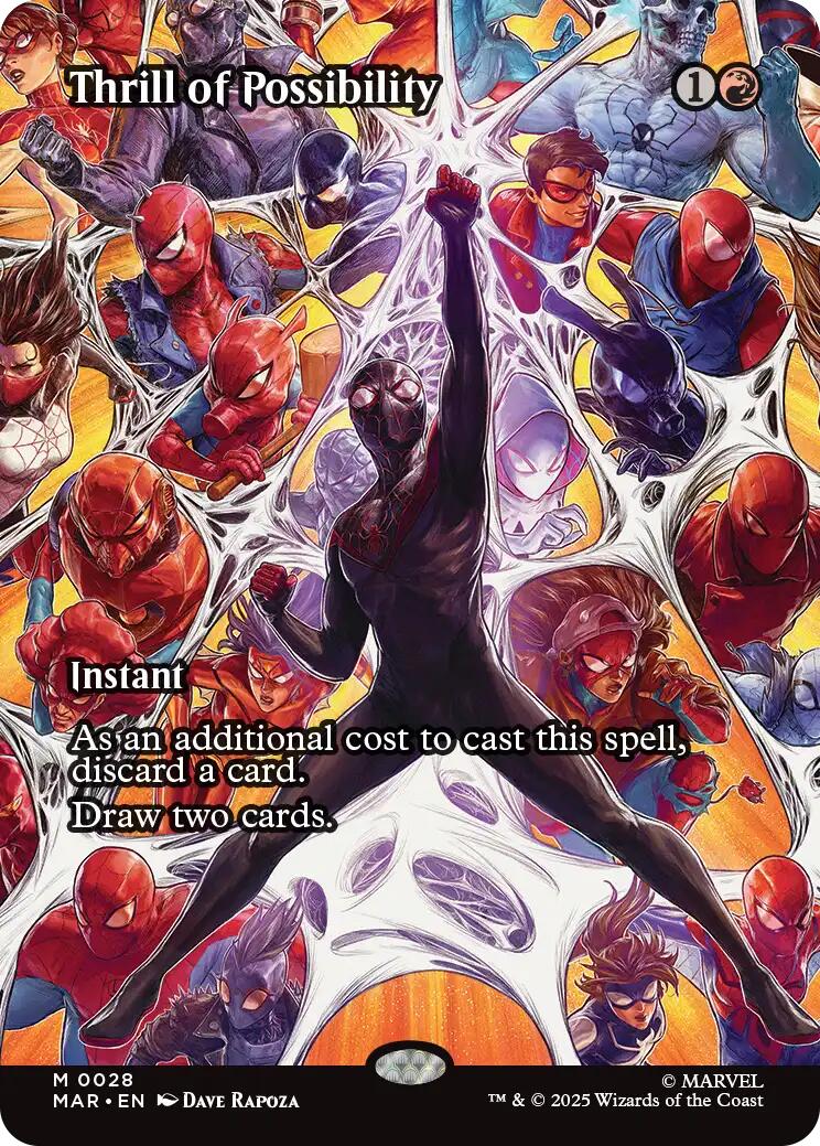 Thrill of Possibility (Borderless) [Marvel's Spider-Man: Eternal-Legal] | Exor Games Dartmouth