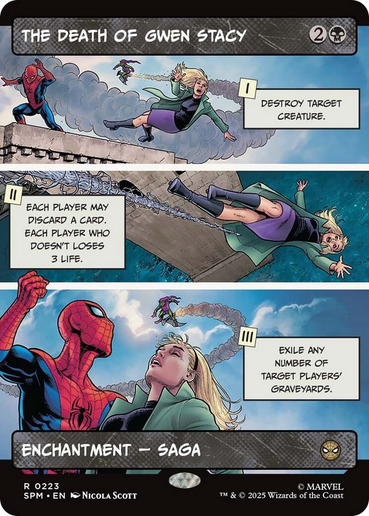 The Death of Gwen Stacy (Borderless) [Marvel's Spider-Man] | Exor Games Dartmouth