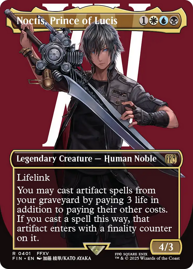 Noctis, Prince of Lucis (Borderless) [FINAL FANTASY] | Exor Games Dartmouth