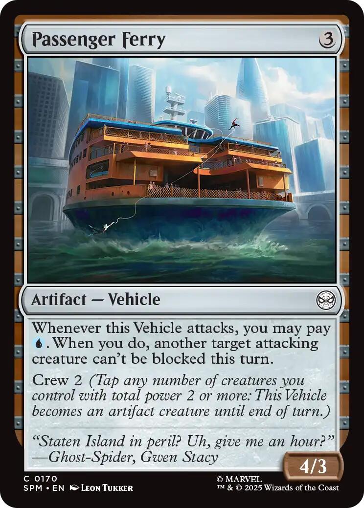 Passenger Ferry [Marvel's Spider-Man] | Exor Games Dartmouth
