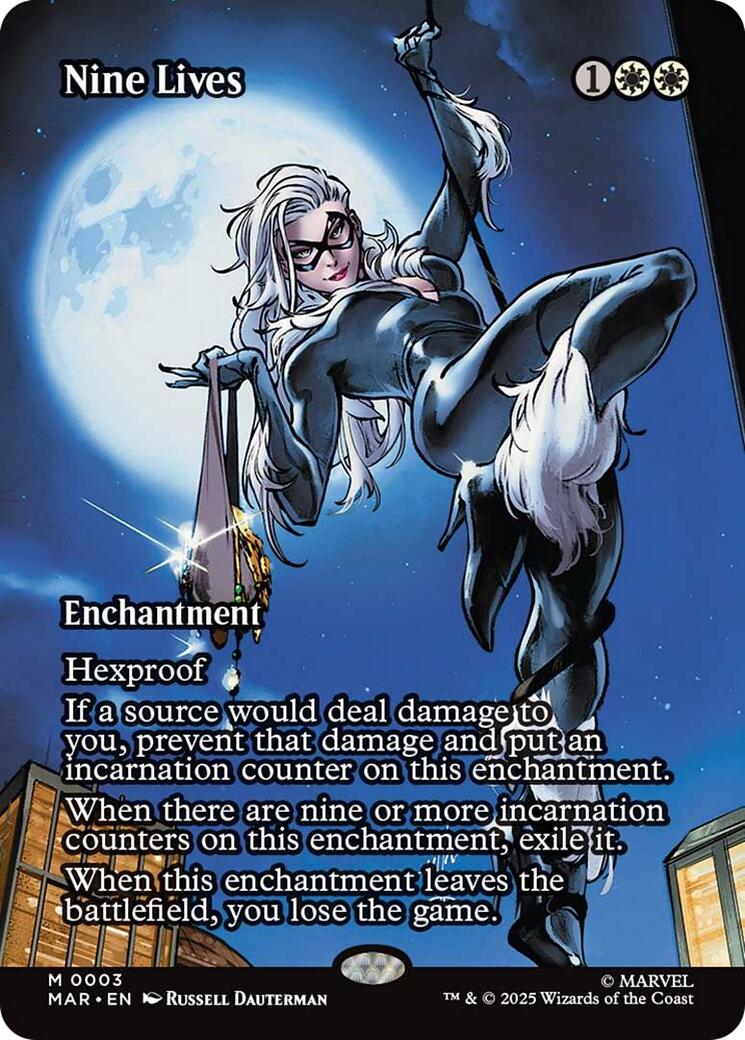 Nine Lives (Borderless) [Marvel Universe: Eternal-Legal] | Exor Games Dartmouth