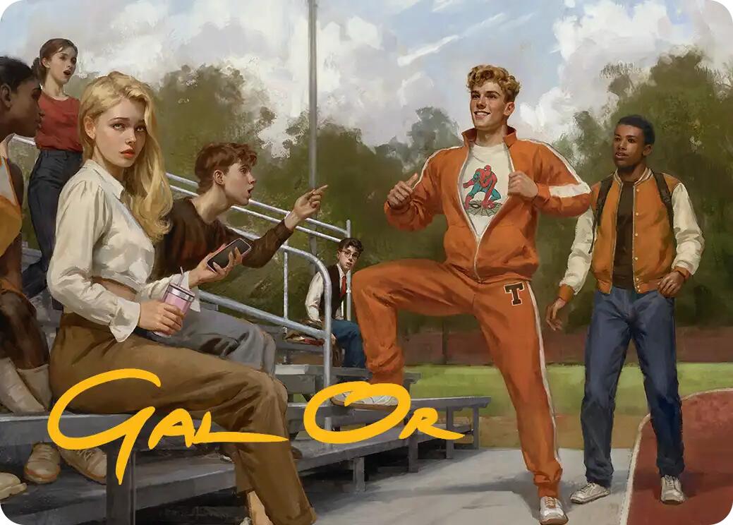 Flash Thompson, Spider-Fan Art Card (Gold-Stamped Signature) [Marvel's Spider-Man Art Series] | Exor Games Dartmouth