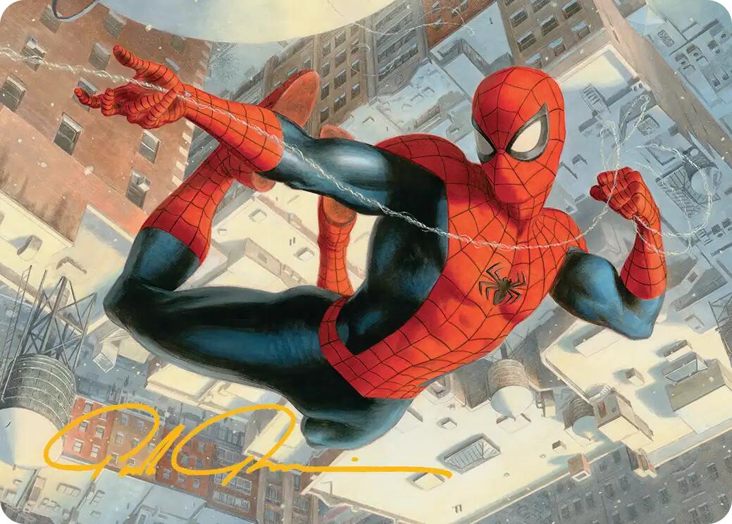 Spider-Man, Peter Parker Art Card (Gold-Stamped Signature) [Marvel's Spider-Man Art Series] | Exor Games Dartmouth