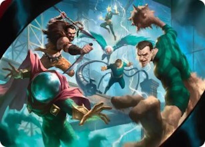 Behold the Sinister Six! Art Card (7/54) [Marvel's Spider-Man Art Series] | Exor Games Dartmouth