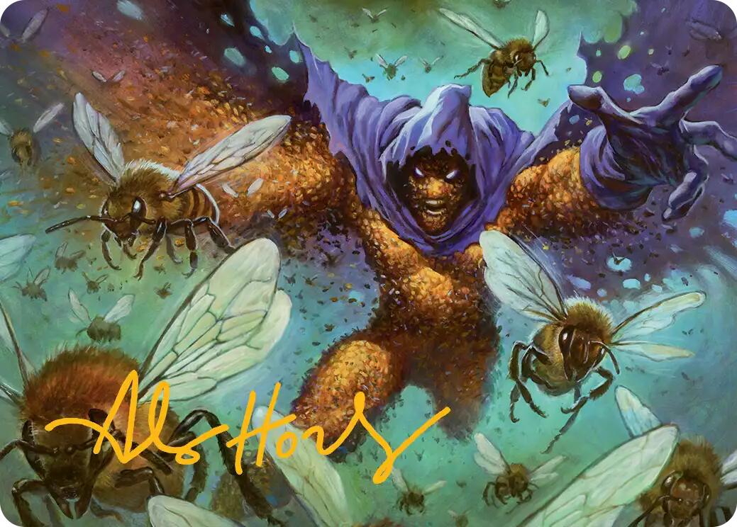 Swarm, Being of Bees Art Card (Gold-Stamped Signature) [Marvel's Spider-Man Art Series] | Exor Games Dartmouth