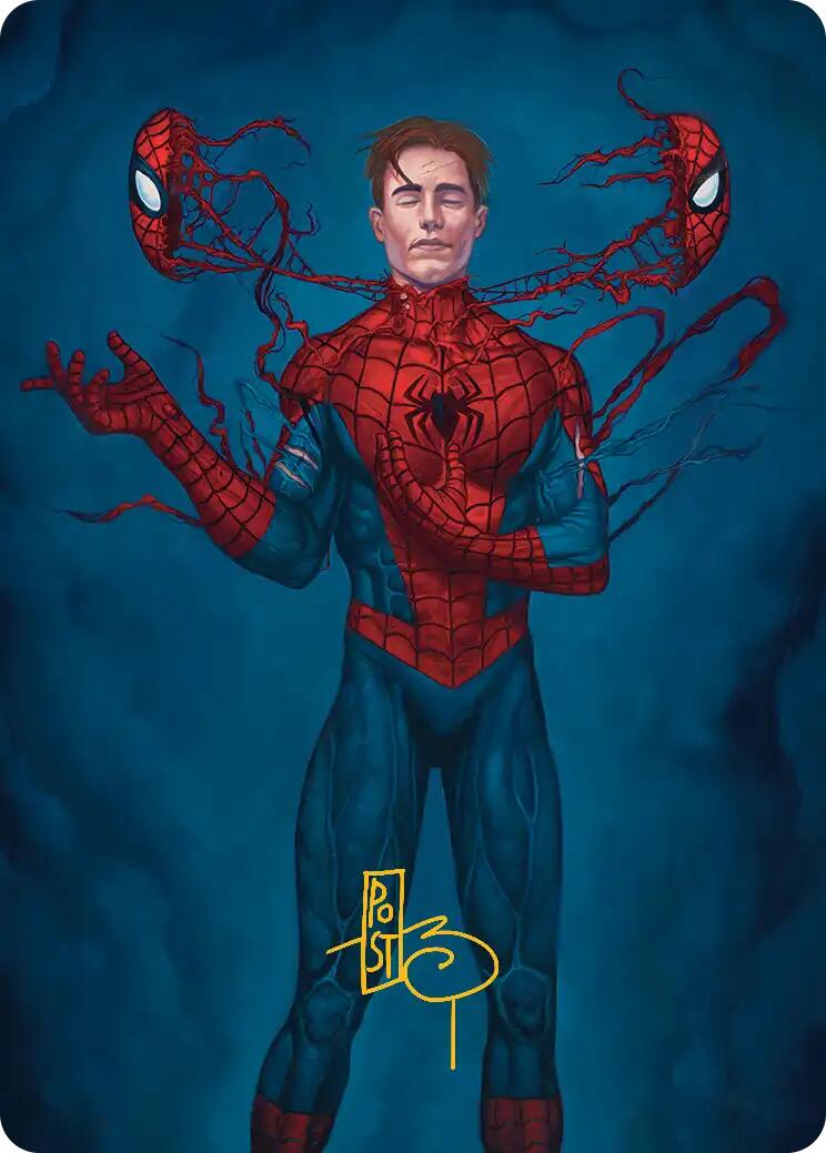 Secret Identity Art Card (Gold-Stamped Signature) [Marvel's Spider-Man Art Series] | Exor Games Dartmouth