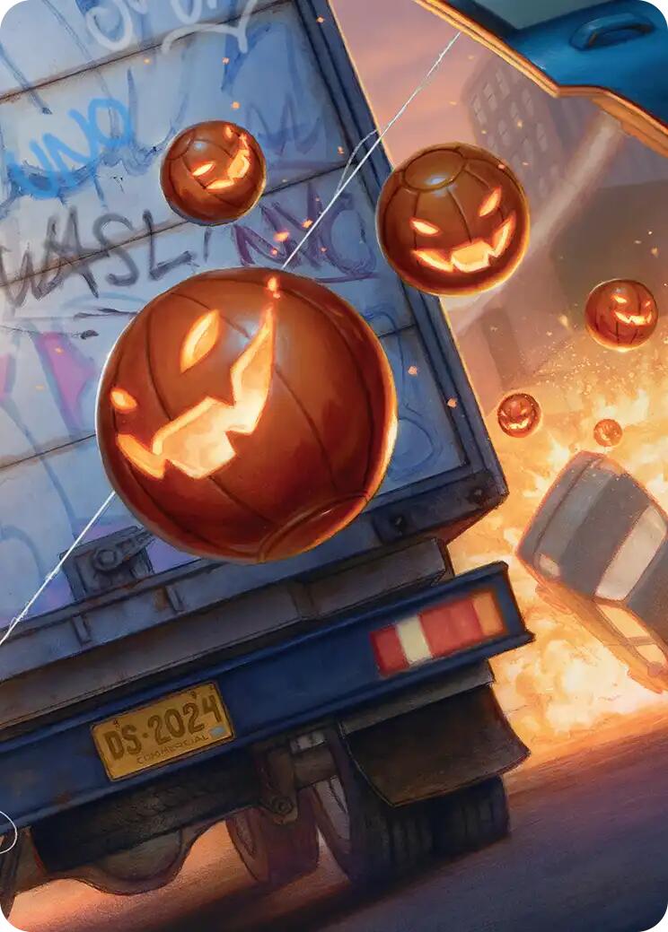 Pumpkin Bombs Art Card [Marvel's Spider-Man Art Series] | Exor Games Dartmouth