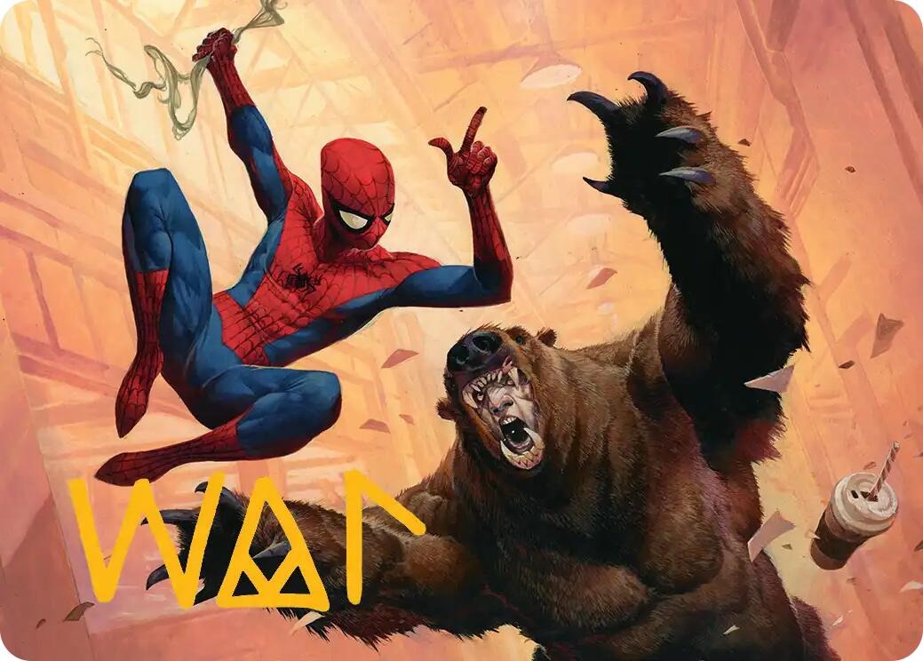 Wisecrack Art Card (Gold-Stamped Signature) [Marvel's Spider-Man Art Series] | Exor Games Dartmouth