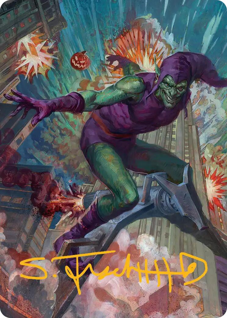 Green Goblin Art Card (26/54) (Gold-Stamped Signature) [Marvel's Spider-Man Art Series] | Exor Games Dartmouth