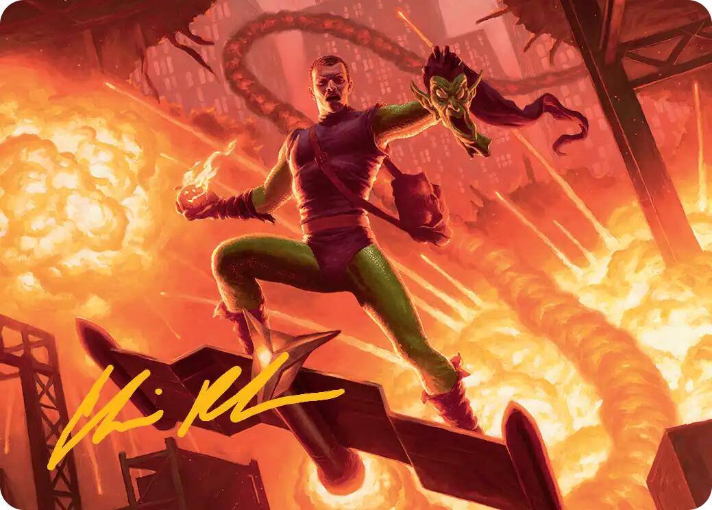 Green Goblin, Revenant Art Card (Gold-Stamped Signature) [Marvel's Spider-Man Art Series] | Exor Games Dartmouth