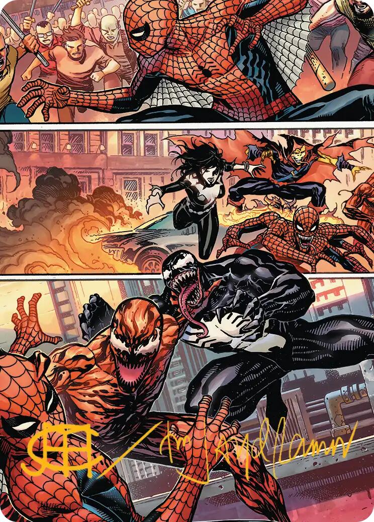 Maximum Carnage Art Card (Gold-Stamped Signature) [Marvel's Spider-Man Art Series] | Exor Games Dartmouth