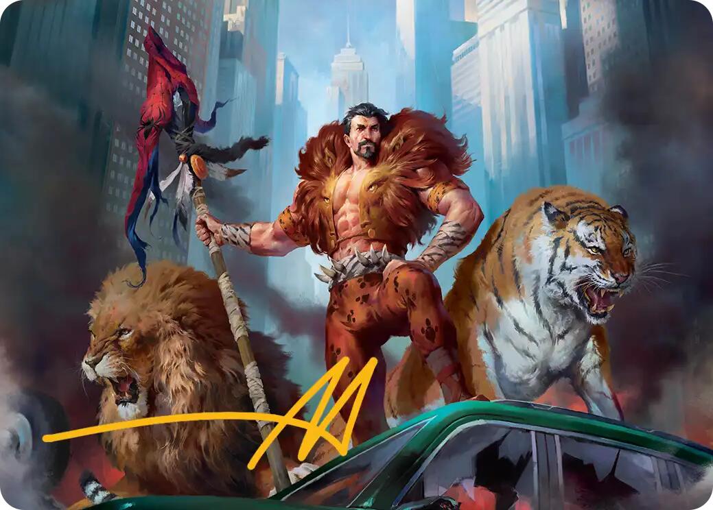 Kraven, Proud Predator Art Card (Gold-Stamped Signature) [Marvel's Spider-Man Art Series] | Exor Games Dartmouth