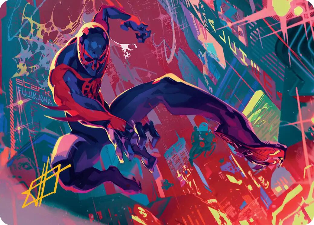 Spider-Man 2099 Art Card (Gold-Stamped Signature) [Marvel's Spider-Man Art Series] | Exor Games Dartmouth