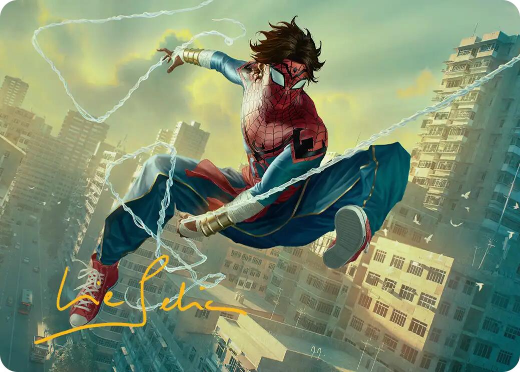 Spider-Man India Art Card (Gold-Stamped Signature) [Marvel's Spider-Man Art Series] | Exor Games Dartmouth