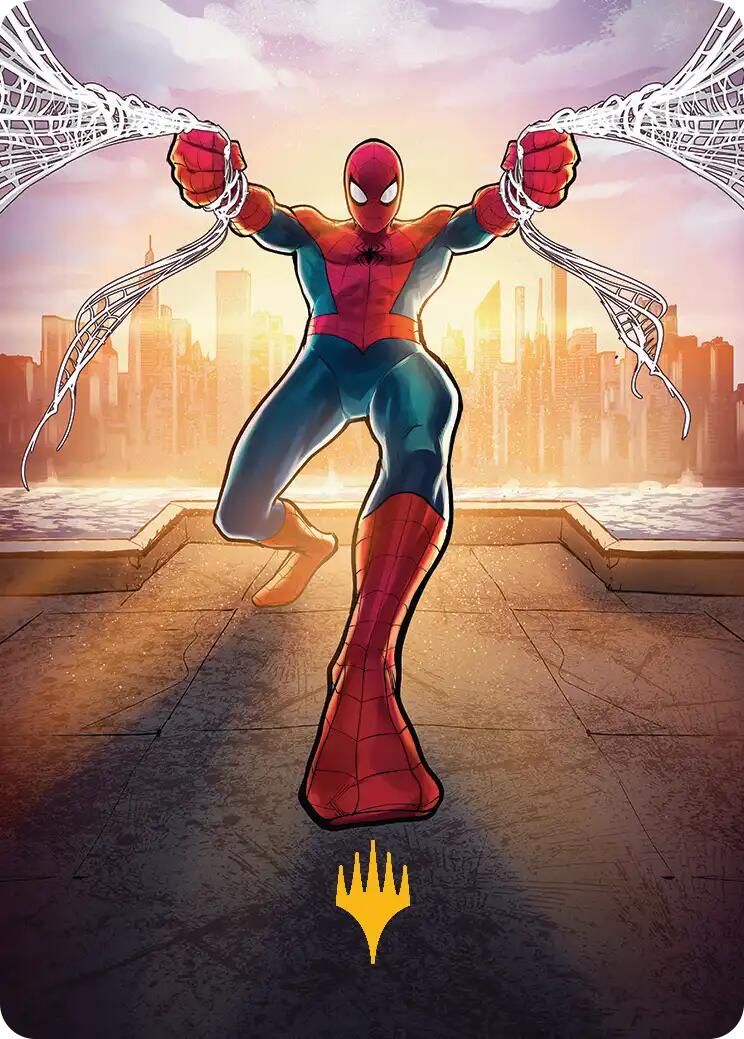 Amazing Spider-Man Art Card (36/54) (Gold-Stamped Planeswalker Symbol) [Marvel's Spider-Man Art Series] | Exor Games Dartmouth