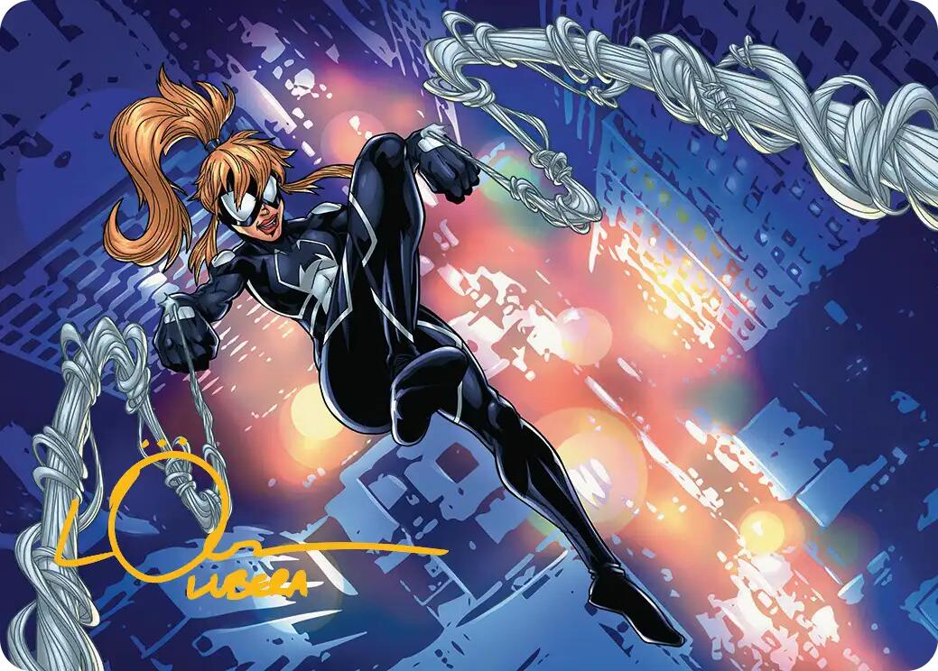 Arana, Heart of the Spider Art Card (Gold-Stamped Signature) [Marvel's Spider-Man Art Series] | Exor Games Dartmouth