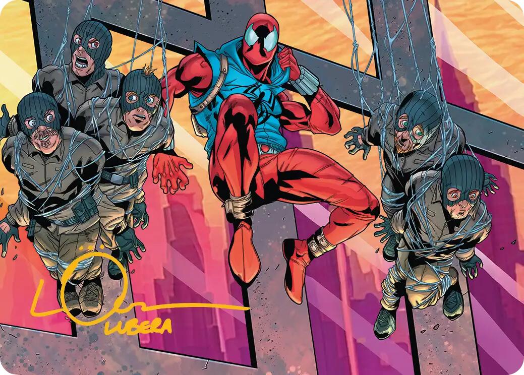 Scarlet Spider, Ben Reilly Art Card (Gold-Stamped Signature) [Marvel's Spider-Man Art Series] | Exor Games Dartmouth