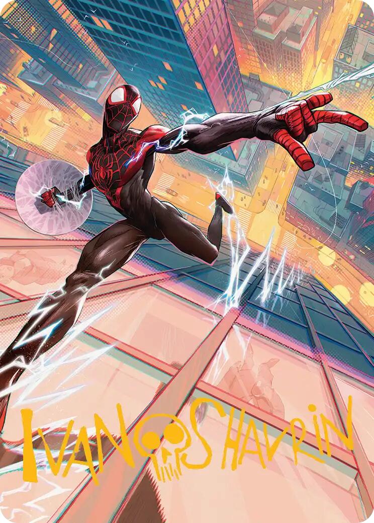 Ultimate Spider-Man Art Card (Gold-Stamped Signature) [Marvel's Spider-Man Art Series] | Exor Games Dartmouth