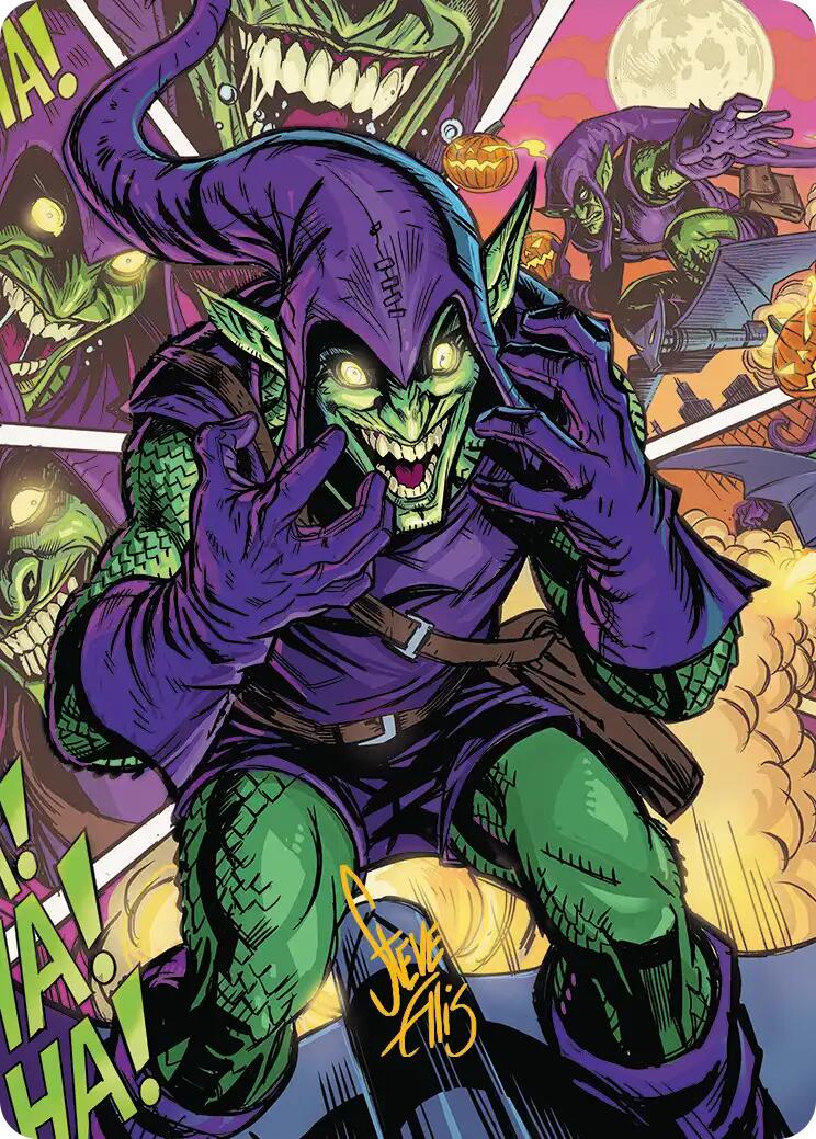 Green Goblin Art Card (49/54) (Gold-Stamped Signature) [Marvel's Spider-Man Art Series] | Exor Games Dartmouth