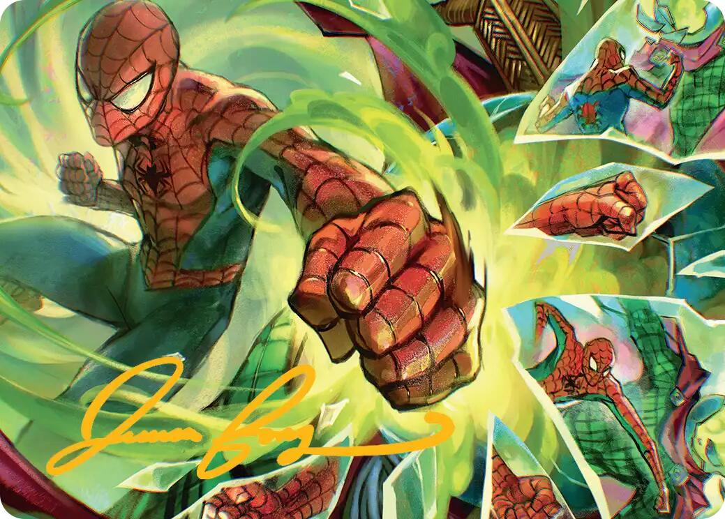 Kapow! Art Card (Gold-Stamped Signature) [Marvel's Spider-Man Art Series] | Exor Games Dartmouth