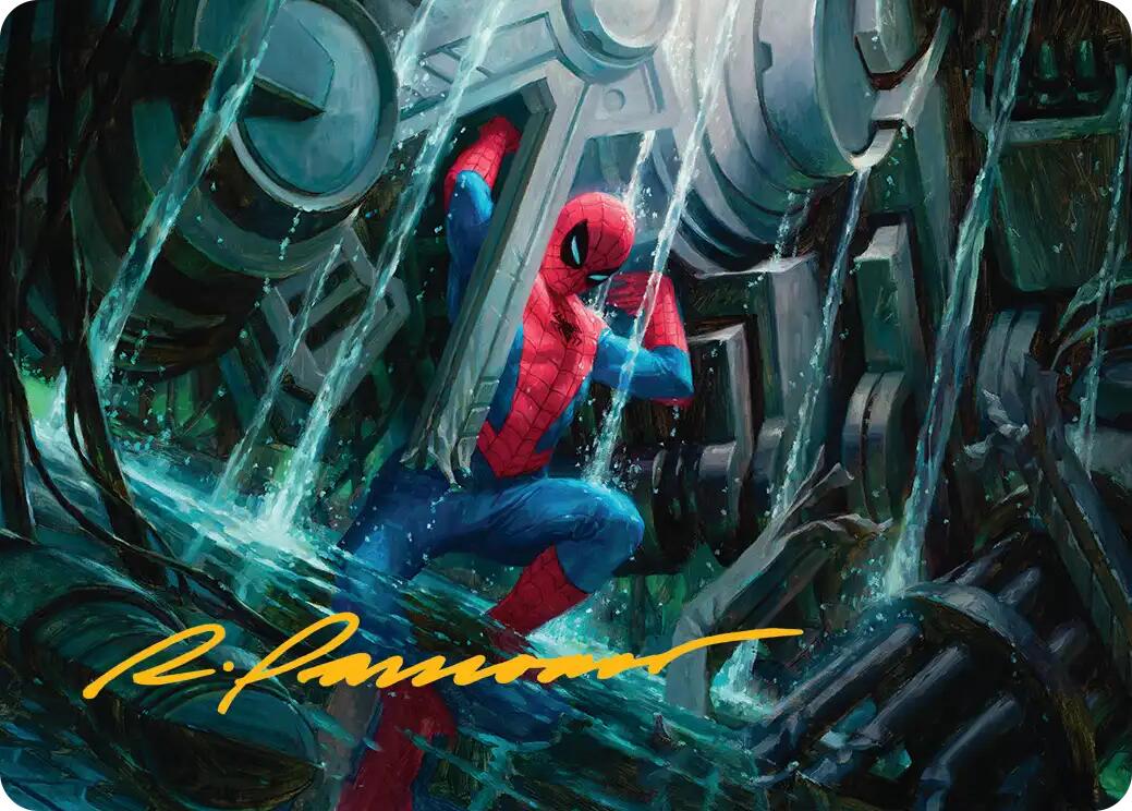 Strength of Will Art Card (Gold-Stamped Signature) [Marvel's Spider-Man Art Series] | Exor Games Dartmouth
