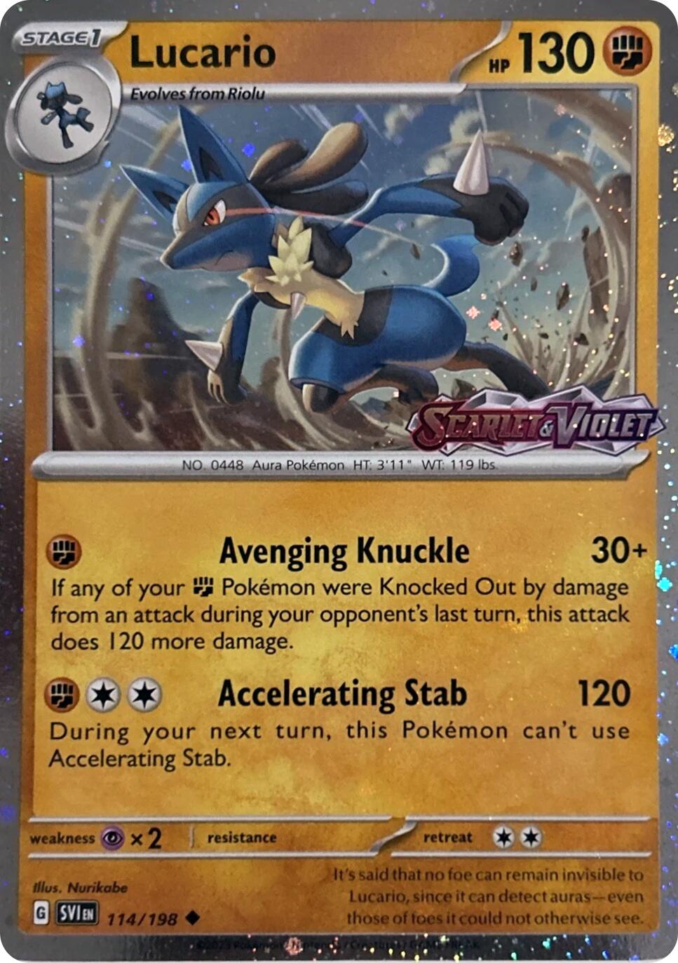 Lucario (114/198) (Scarely & Violet Stamp) [Miscellaneous Cards] | Exor Games Dartmouth