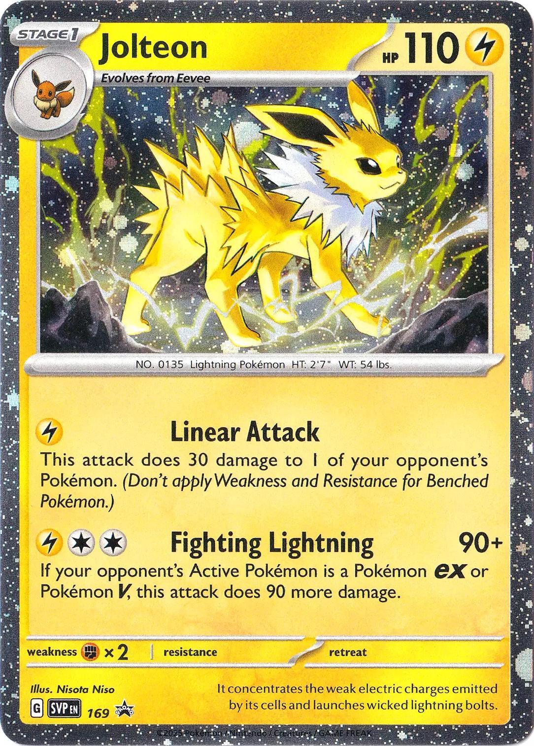 Jolteon (169) (Cosmos Holo) [Scarlet & Violet: Black Star Promos] | Exor Games Dartmouth