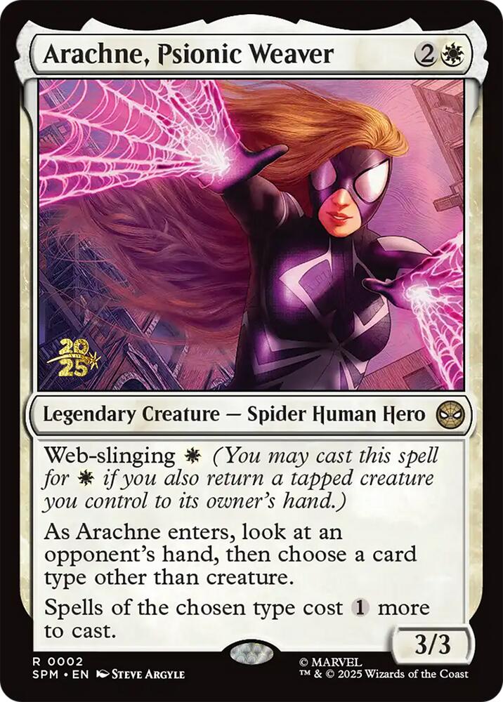 Arachne, Psionic Weaver [Marvel's Spider-Man Prerelease Promos] | Exor Games Dartmouth
