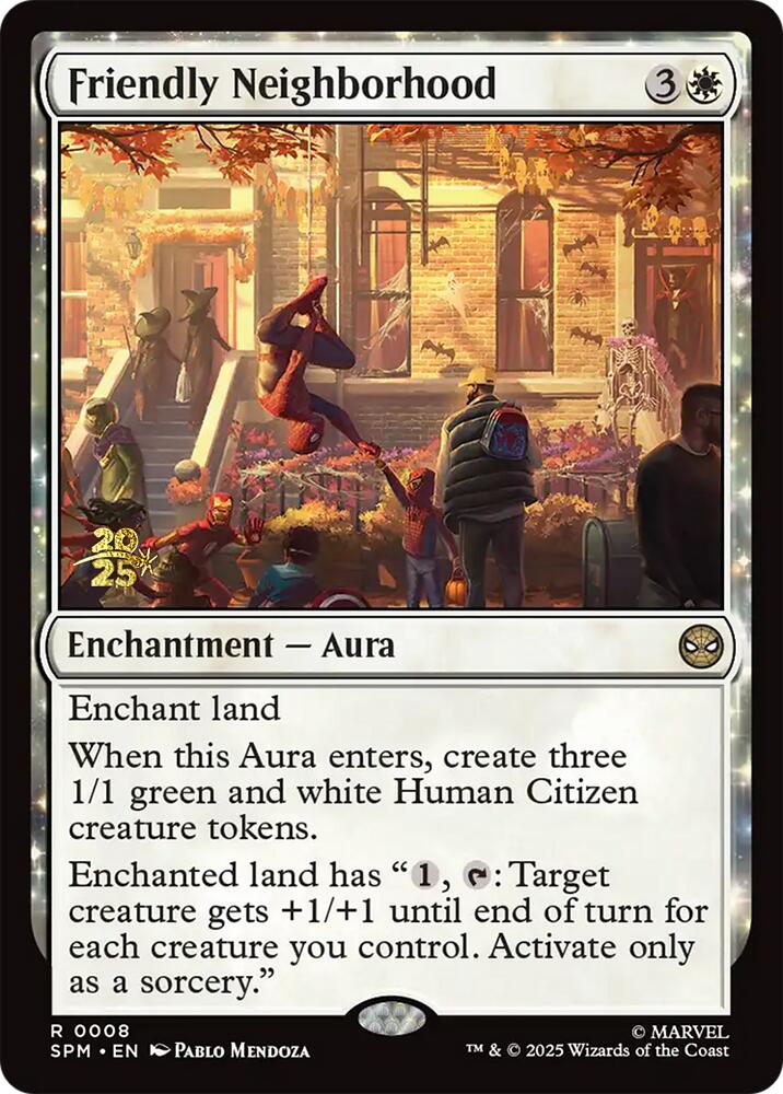 Friendly Neighborhood [Marvel's Spider-Man Prerelease Promos] | Exor Games Dartmouth