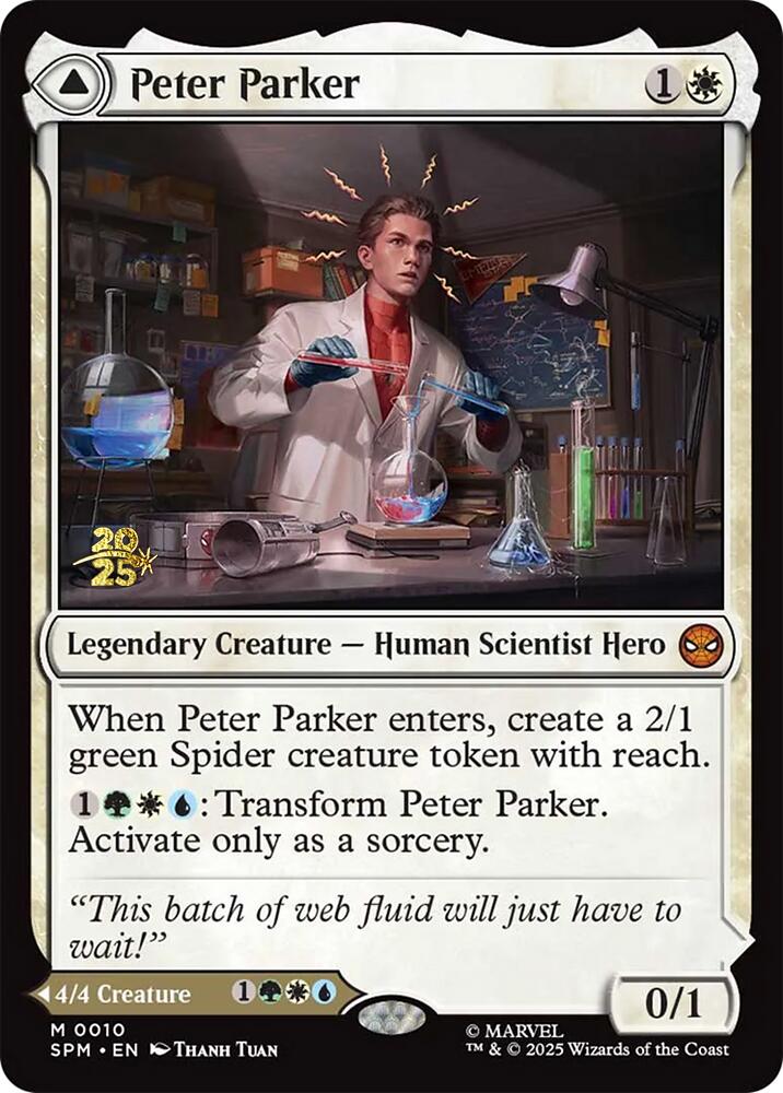 Peter Parker // Amazing Spider-Man [Marvel's Spider-Man Prerelease Promos] | Exor Games Dartmouth