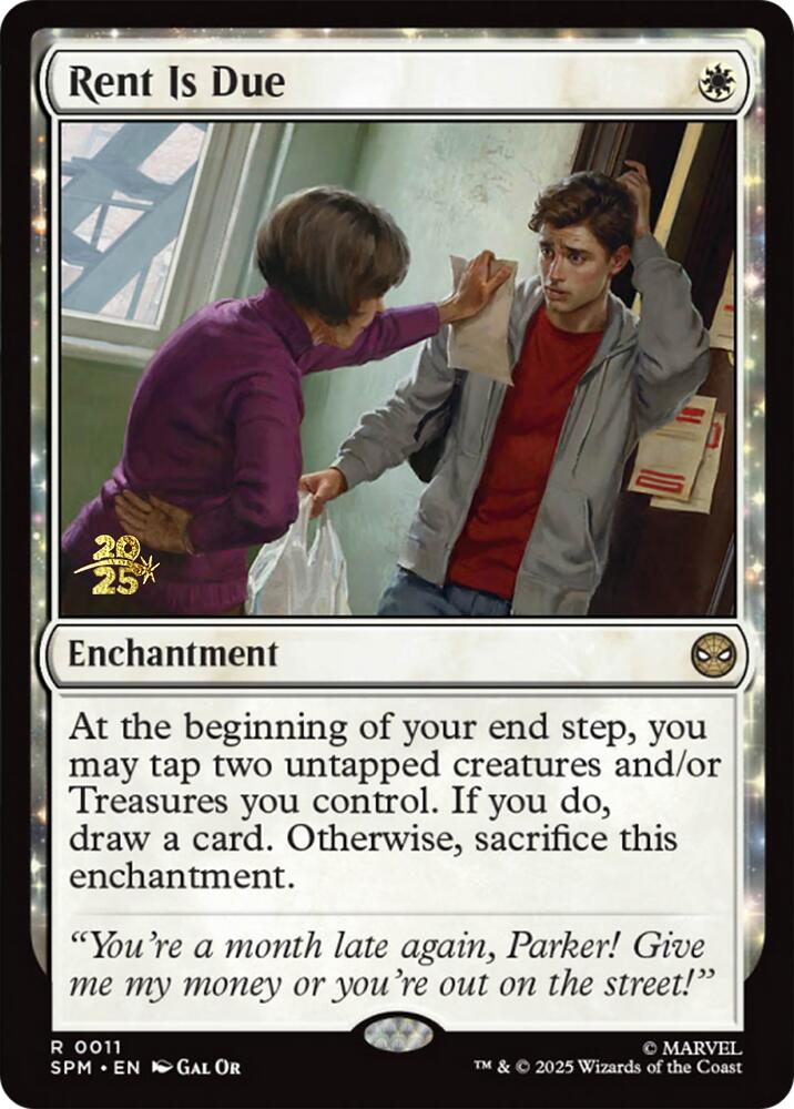 Rent Is Due [Marvel's Spider-Man Prerelease Promos] | Exor Games Dartmouth
