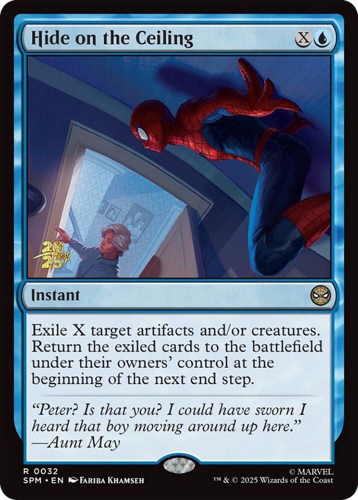 Hide on the Ceiling [Marvel's Spider-Man Prerelease Promos] | Exor Games Dartmouth