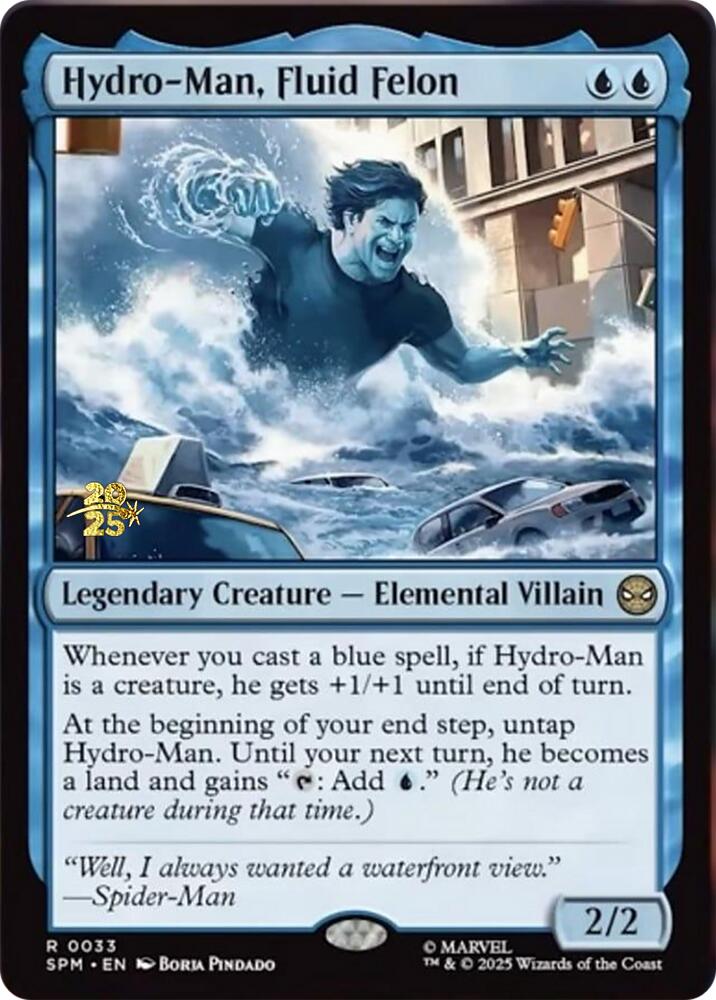 Hydro-Man, Fluid Felon [Marvel's Spider-Man Prerelease Promos] | Exor Games Dartmouth