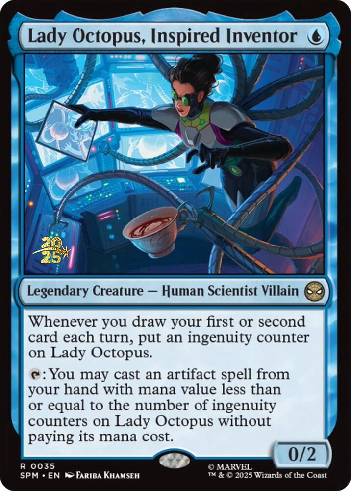 Lady Octopus, Inspired Inventor [Marvel's Spider-Man Prerelease Promos] | Exor Games Dartmouth