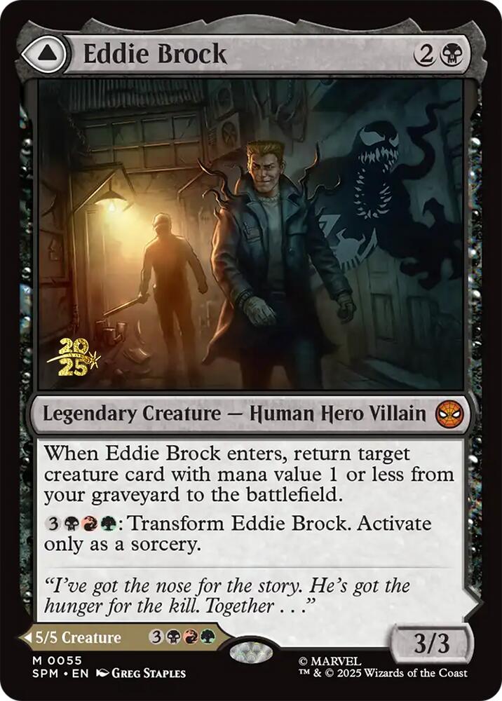 Eddie Brock // Venom, Lethal Protector [Marvel's Spider-Man Prerelease Promos] | Exor Games Dartmouth
