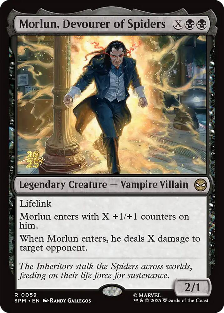 Morlun, Devourer of Spiders [Marvel's Spider-Man Prerelease Promos] | Exor Games Dartmouth