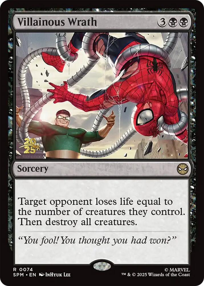 Villainous Wrath [Marvel's Spider-Man Prerelease Promos] | Exor Games Dartmouth