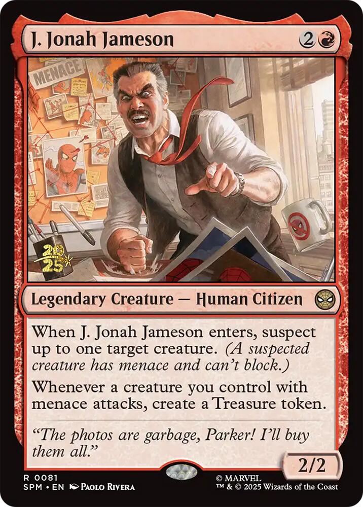 J. Jonah Jameson [Marvel's Spider-Man Prerelease Promos] | Exor Games Dartmouth